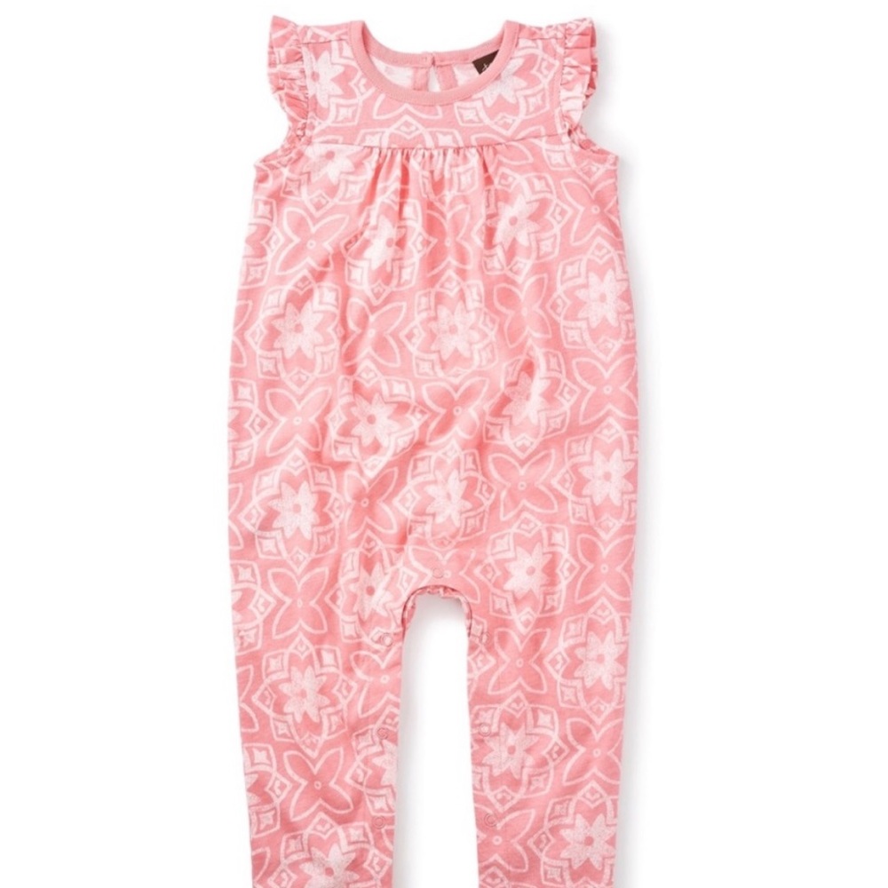 Pink Tea Collection romper size 18-24 months